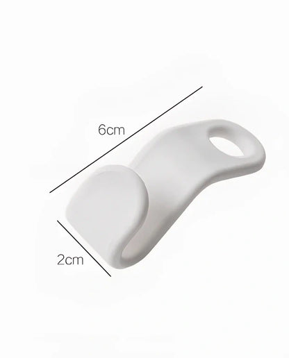 Plastic closet stack hanger rack with 6cm connectors for vertical wardrobe organisation