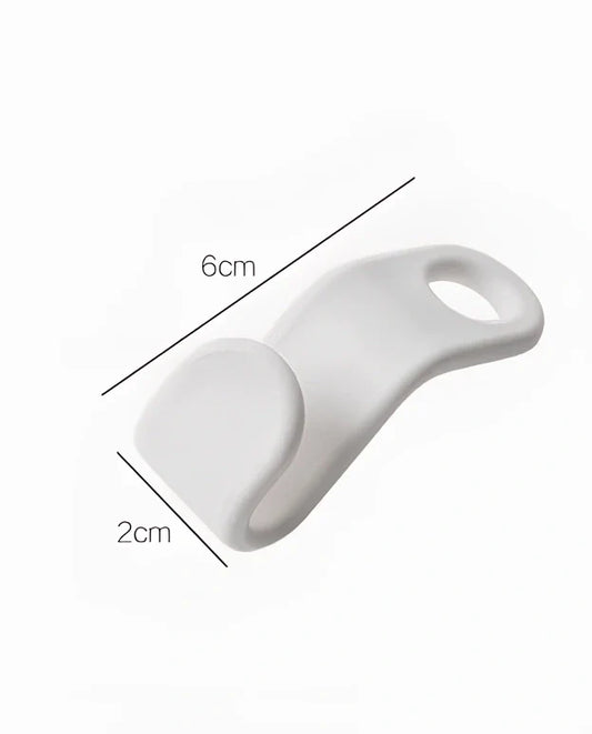 Plastic closet stack hanger rack with 6cm connectors for vertical wardrobe organisation