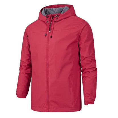 A versatile outdoor jacket with windproof and waterproof protection for all-season wear