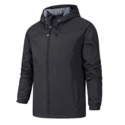 A versatile outdoor jacket with windproof and waterproof protection for all-season wear