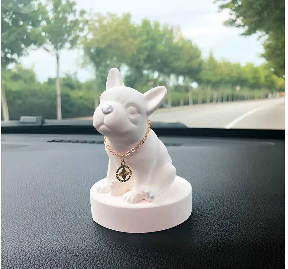 Car perfume aromatherapy decoration measuring 9.5cm × 7cm with mineral powder construction and essential oil