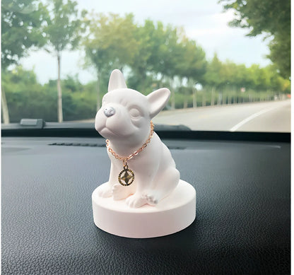 Car perfume aromatherapy decoration measuring 9.5cm × 7cm with mineral powder construction and essential oil