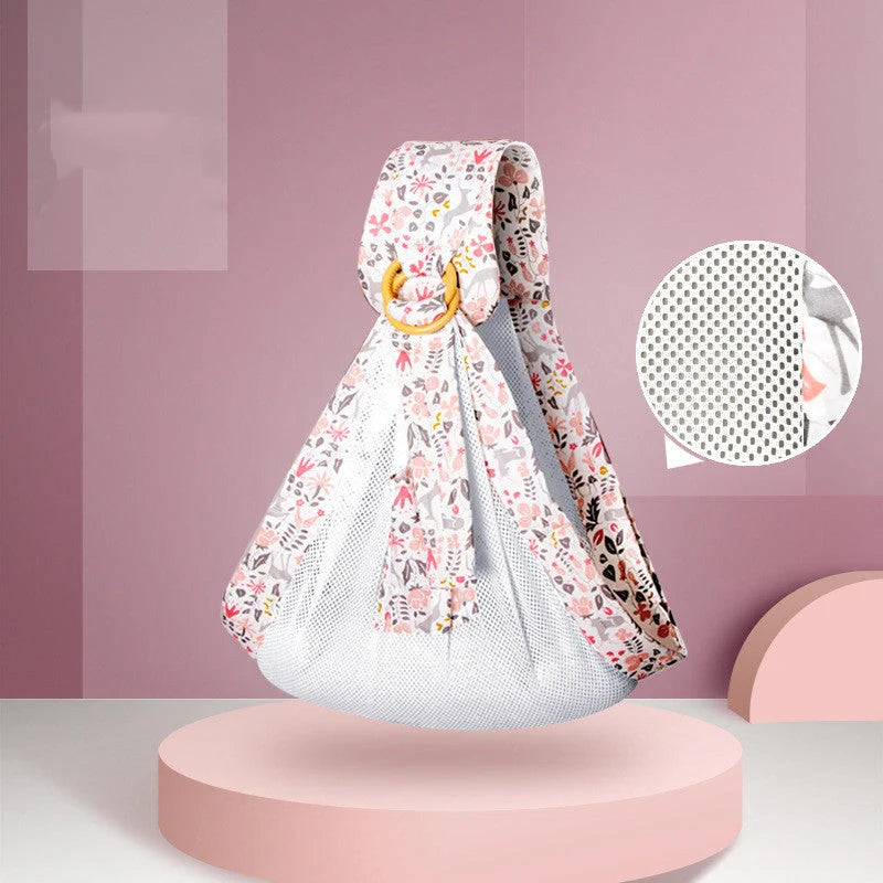 Cotton baby carrier sling in various colors for secure and comfortable baby carrying