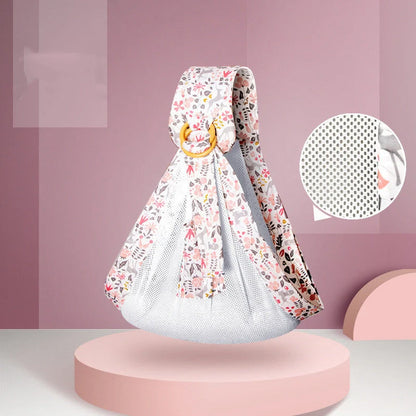 Cotton baby carrier sling in various colors for secure and comfortable baby carrying