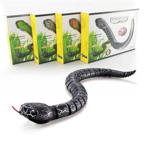 Realistic remote control snake toy with lifelike slithering motion for pranks and fun
