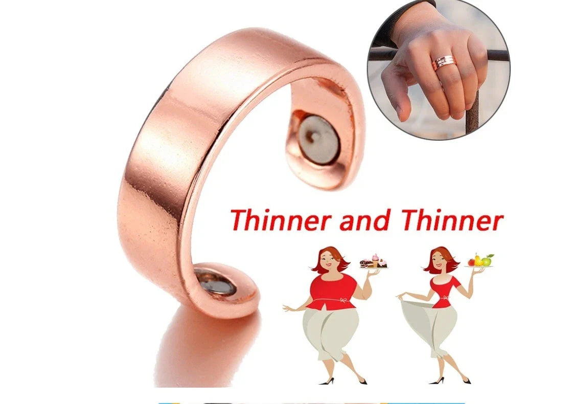 Magnetic Therapy Ring with acupressure design for sleep apnea relief and improved circulation