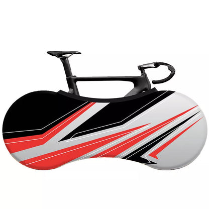 Customizable bicycle tyre cover with super elasticity for durable tyre protection