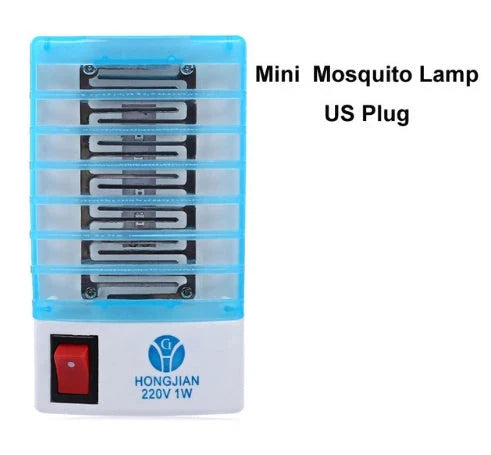Quiet Mosquito Repelling Lamp - Effective insect zapper with low-noise fan, 360-400nm purple light, and automatic on/off sensor