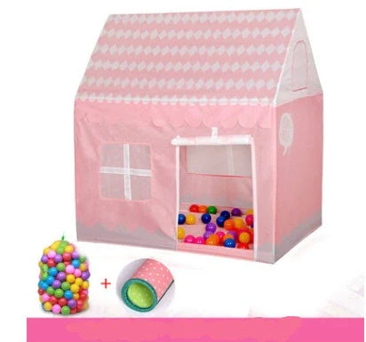 Children's play tent with transfer printing decoration measuring 120cm wide by 120cm deep by 110cm high