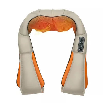 U Shape Electrical Shiatsu Massager with infrared heating for back, neck, and shoulder relief