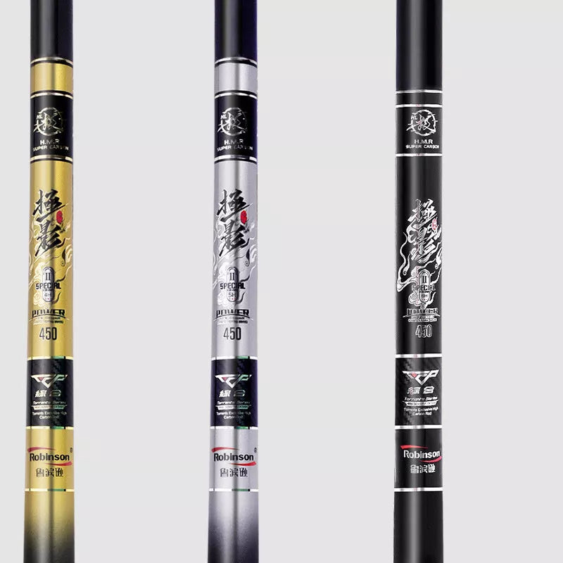 Carbon Super Hard Platform Fishing Rod with scalable lengths for precision angling