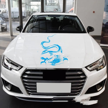 50x36 cm dragon design car body sticker on PET film for front end vehicle modification