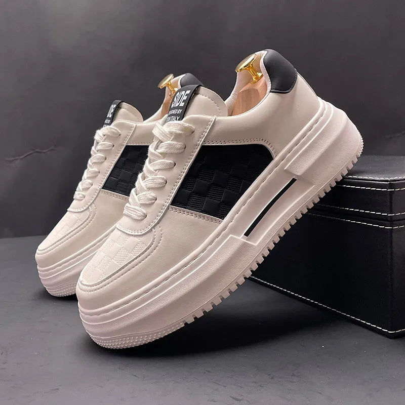 Unisex leisure shoes with cloth upper and rubber foam sole in white-green colour, sizes 38-43