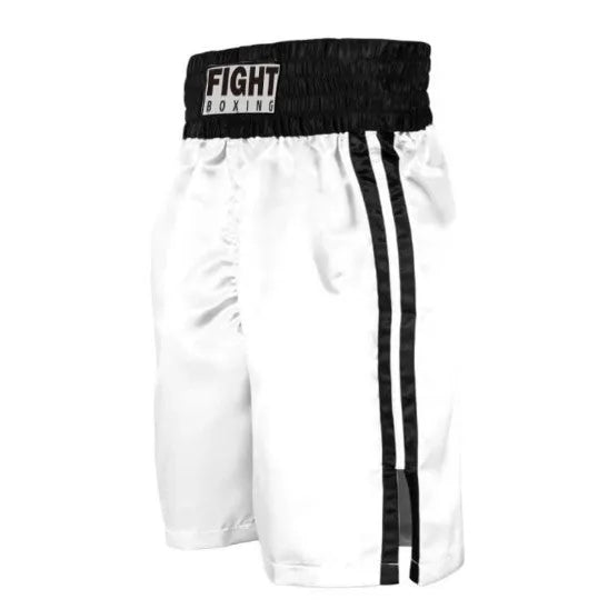 Stretch polyester boxing shorts with elastic waistband in multiple colour combinations for training
