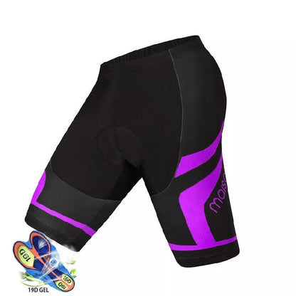 Men's anti-slip cycling shorts with gel pad for enhanced comfort and performance