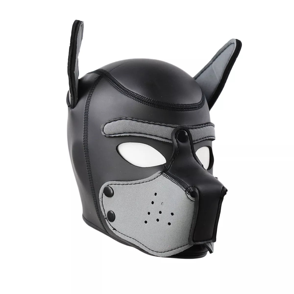 Adjustable CR Rubber Dog Headgear in multiple colors for secure fit