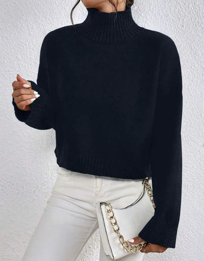 Women's loose pullover top with thread detail, medium thickness, shown in grey, khaki, white, purple, black, red, brown.
