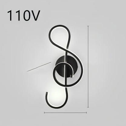 Nordic minimalist LED wall lamp in black with silicone shade, 220V for bedroom bedside use, 30000-hour lifespan