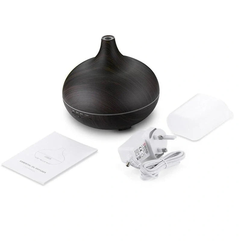550ml Ultrasonic Humidifier with Aromatherapy Function in various colors