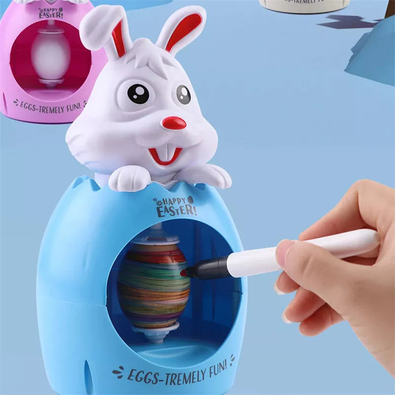 Easter egg decoration kit for kids with sound and light features, safe and non-toxic