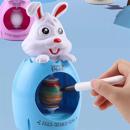 Easter egg decoration kit for kids with sound and light features, safe and non-toxic