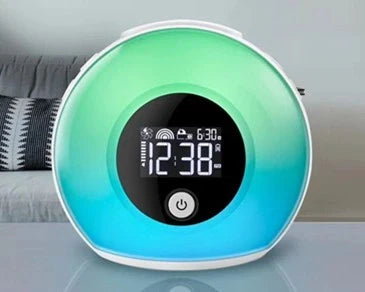 Digital Music Alarm Clock with Bluetooth 5.0 and VA LCD screen in colorful option