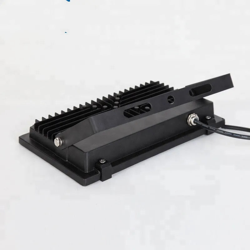 Black Angel Eyes 30W LED projection light with aluminium alloy housing for outdoor stadium and park lighting.