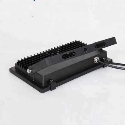 Black Angel Eyes 30W LED projection light with aluminium alloy housing for outdoor stadium and park lighting.