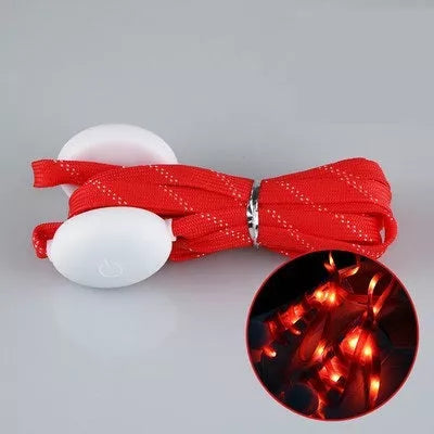 Nylon street dance luminous shoelaces in five vibrant colors