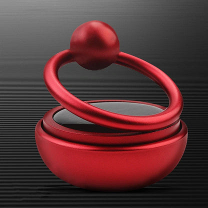 Solar Rotate Car Perfume Air Freshener in various colors with 360-degree rotation feature