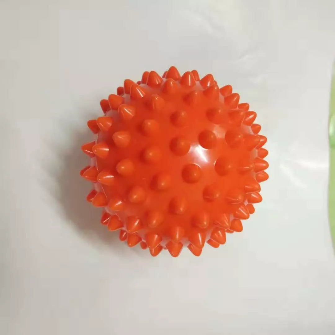 7cm Massage Fitness Ball in various colors with spin grip for muscle relaxation