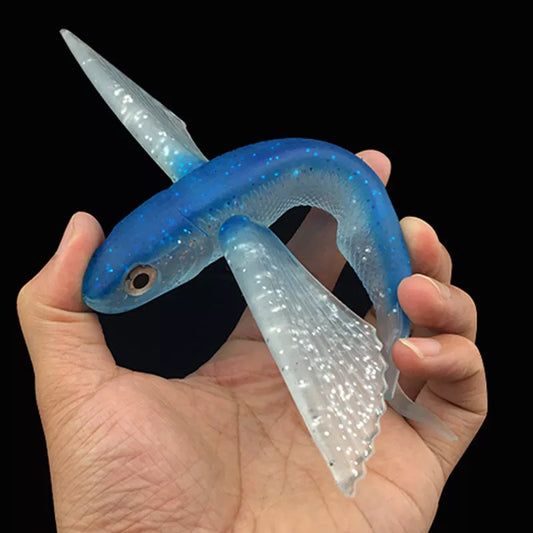 Flying Fish Soft Bait Lure for tuna fishing with realistic 3D design