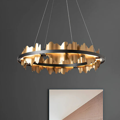 Italian minimalist iron pendant lamp with organic glass shade in black finish, adjustable height mechanism