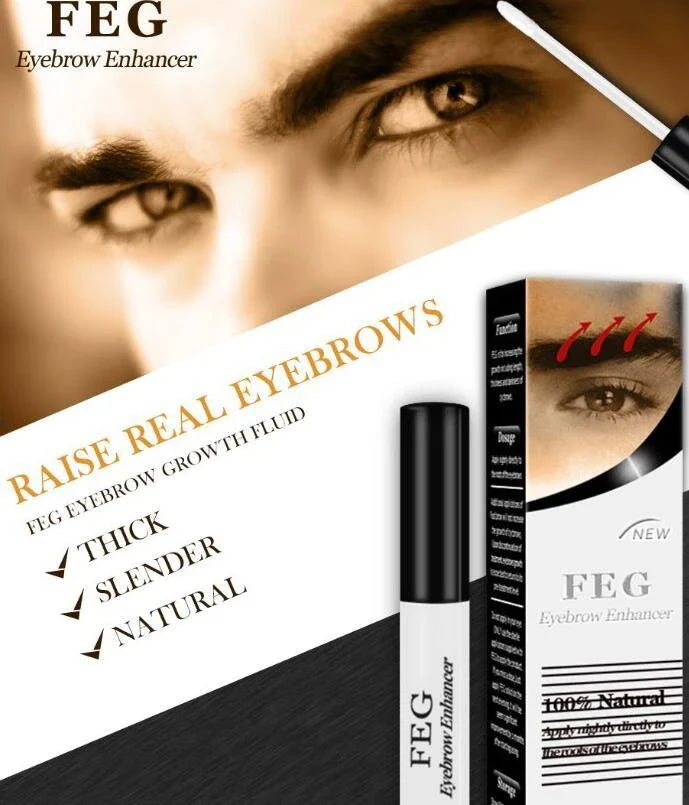 FEG Eyelash & Brow Enhancer - Nourish, Lengthen, and Thicken Lashes and Brows Naturally