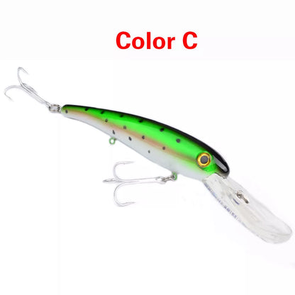 20CM Glossy Mino Fishing Lure with vibrant colors and durable ABS construction