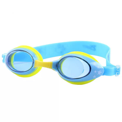 Children's waterproof and anti-fog swimming goggles in multiple colors