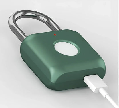 Fingerprint smart lock with zinc alloy body measuring 33x58.8x15mm with biometric sensor