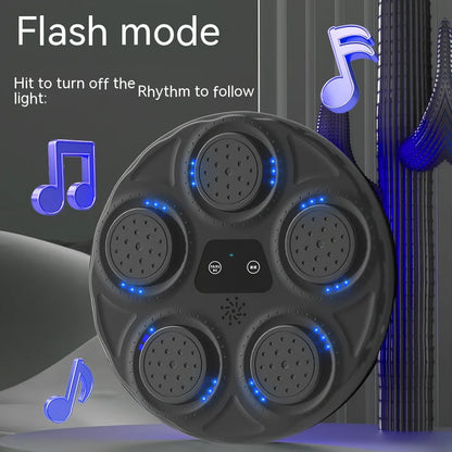 Children's hanging blue light reaction boxing target in PU, 45cm tall with electronic scoring for martial arts training