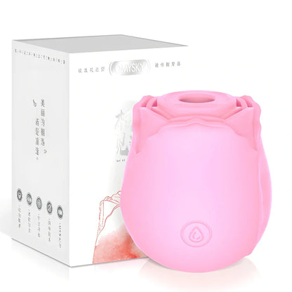 Huafeihua rose-shaped vibrating egg adult toy with silicone body and compact 58mm dimensions