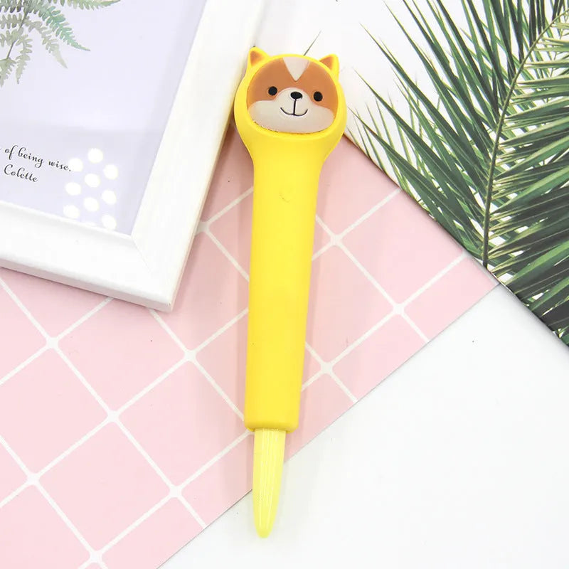16.5cm cartoon vent pen with 0.5mm tip, 20g, compatible with Apple iPhone models, for office and student use.