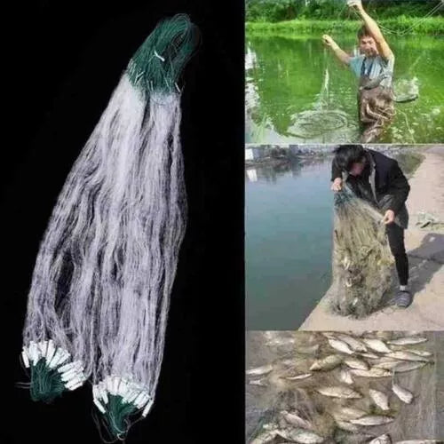 Single Layer Sticky Net Fishing Net with 15m length and sticky mesh design