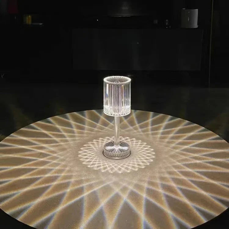 Rose Light and Shadow Projector with mesmerizing 3D rose-petal display, premium acrylic construction, and customizable brightness and color settings
