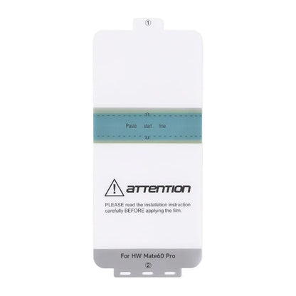 TPU screen protector for Huawei Mate60 and Mate60Pro phones with application tools