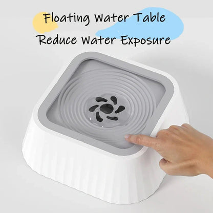 Floating Pet Water Bowl with no splash design for dogs and cats