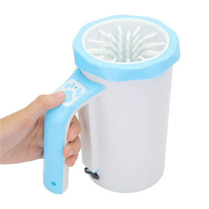 Automatic dog foot washing machine with silicone cup, USB rechargeable, white and black colour option