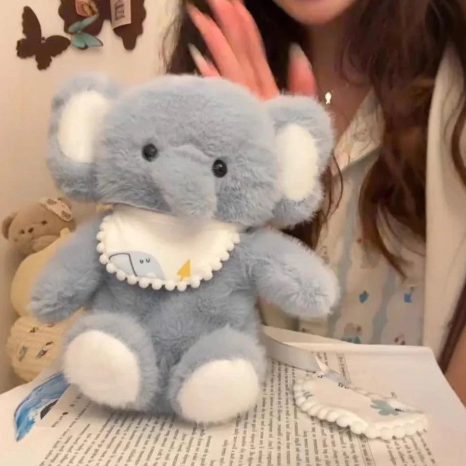 Clapping plush doll with sound functions, 20cm tall with elephant, fox or penguin design