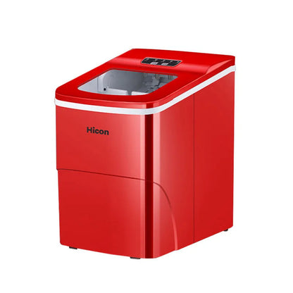 Red or black 15KG smart WiFi round ice cube maker for household and dormitory use