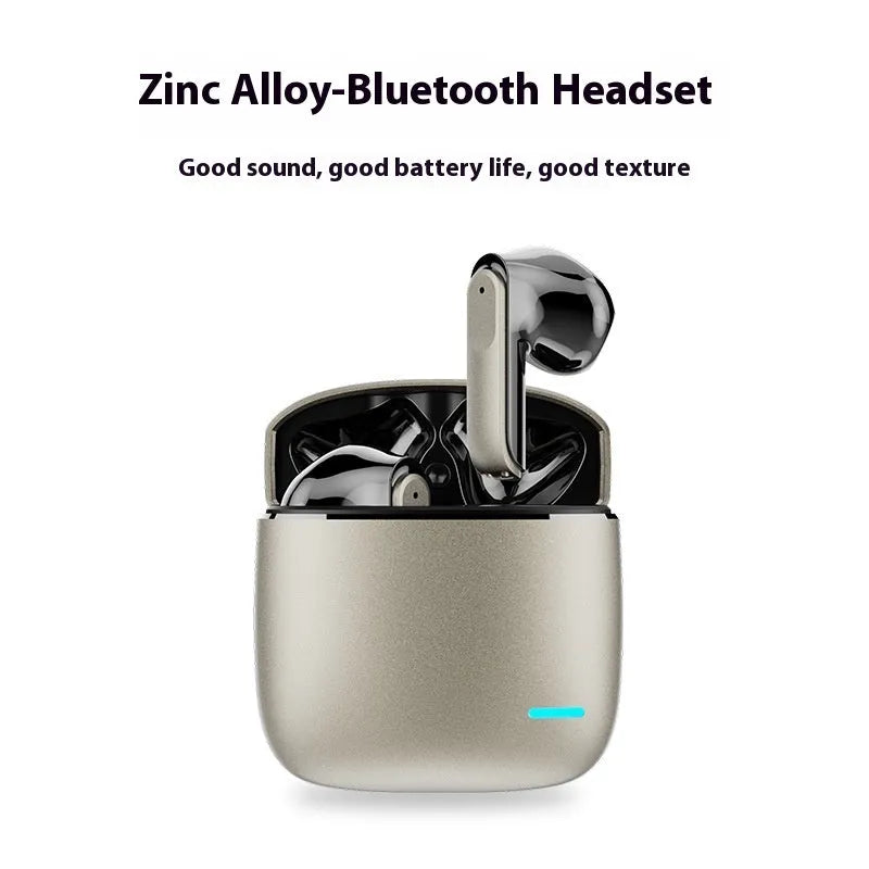 K50 zinc alloy wireless in-ear sports headset in black or silver with 15 metre range and 4-8 hour battery