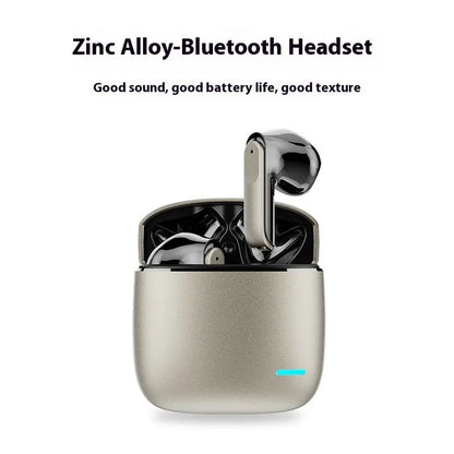 K50 zinc alloy wireless in-ear sports headset in black or silver with 15 metre range and 4-8 hour battery