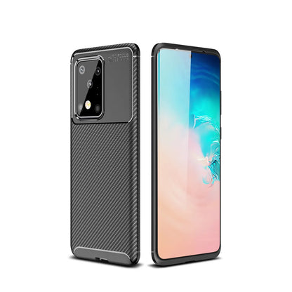 Solid colour TPU back cover phone case for Samsung smartphones in business style